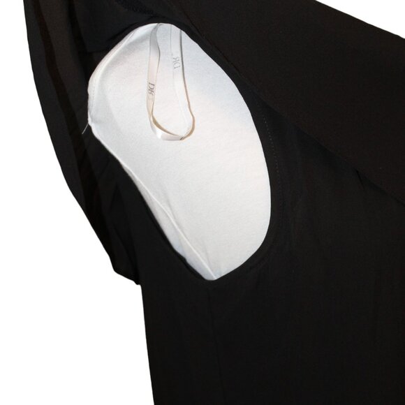 DR2 Daniel Rainn Dress One Shoulder Little Black Dress Size S Small, NWT's - Picture 6 of 12